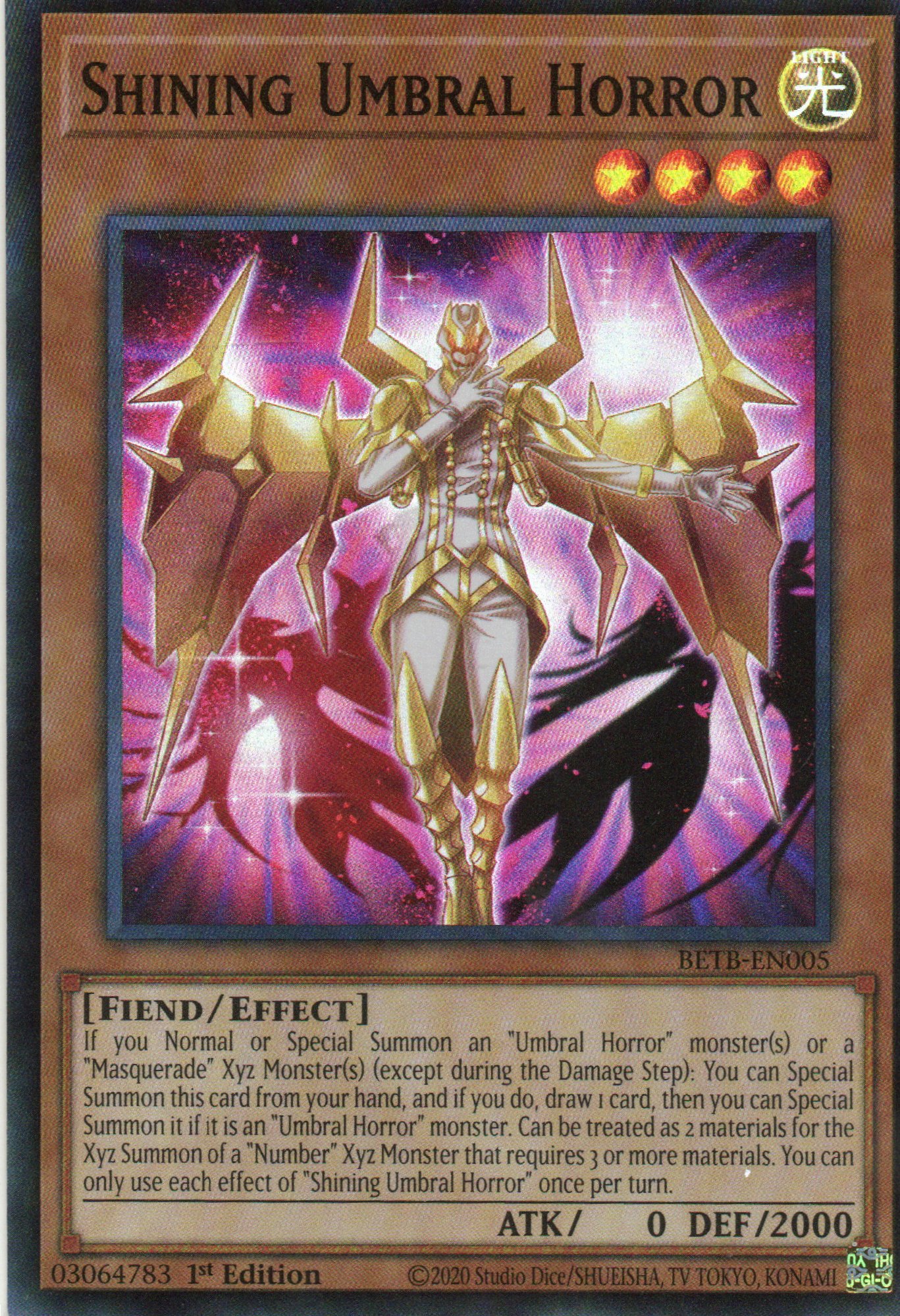 Thousand Umbral Horror Super Rare BETB-EN008