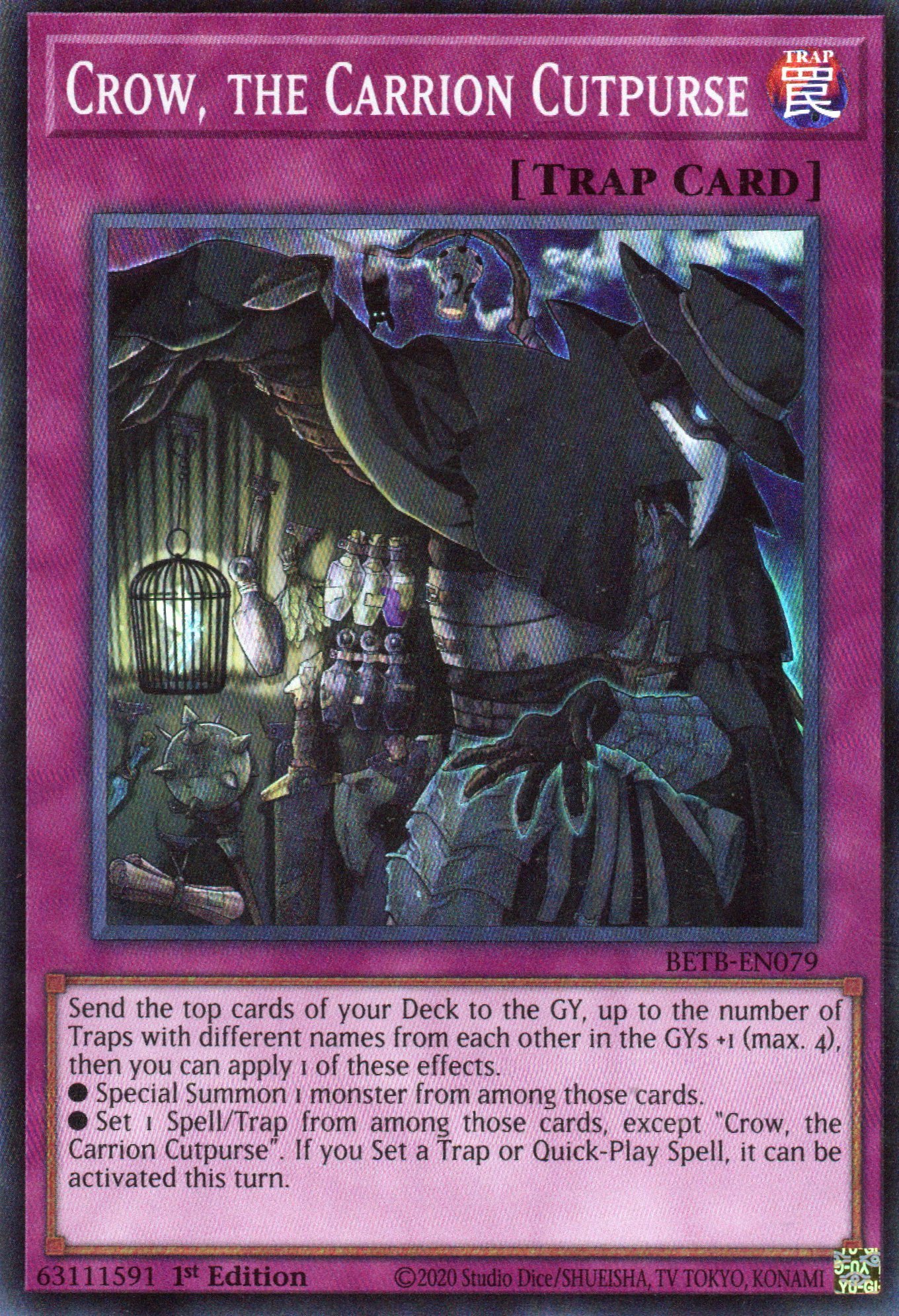 Crow, the Carrion Cutpurse Super Rare BETB-EN079