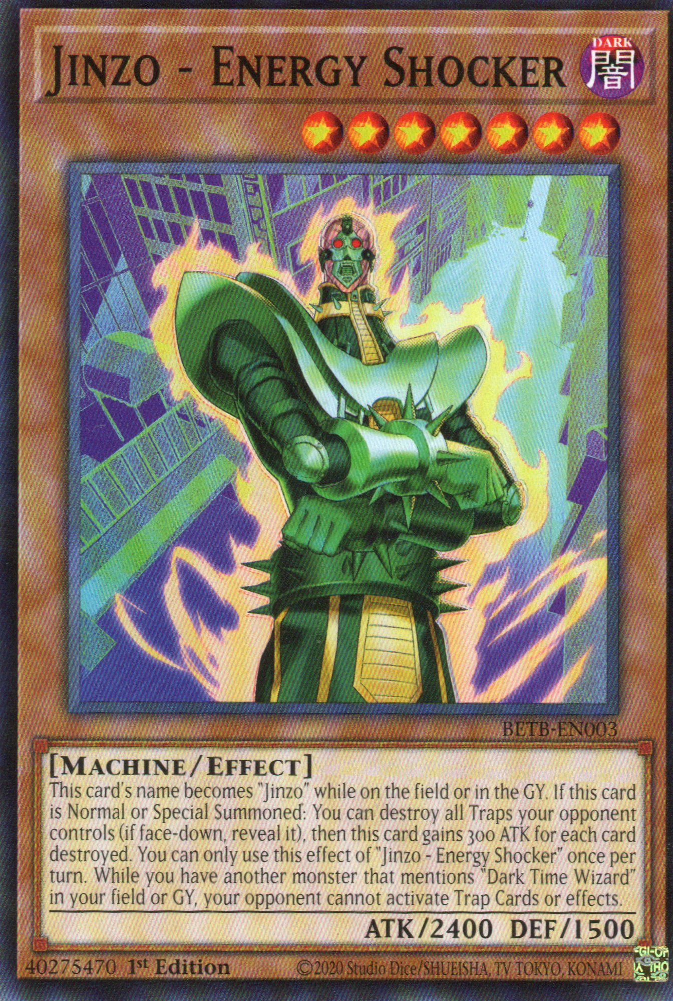 Jinzo - Energy Shocker Common BETB-EN003