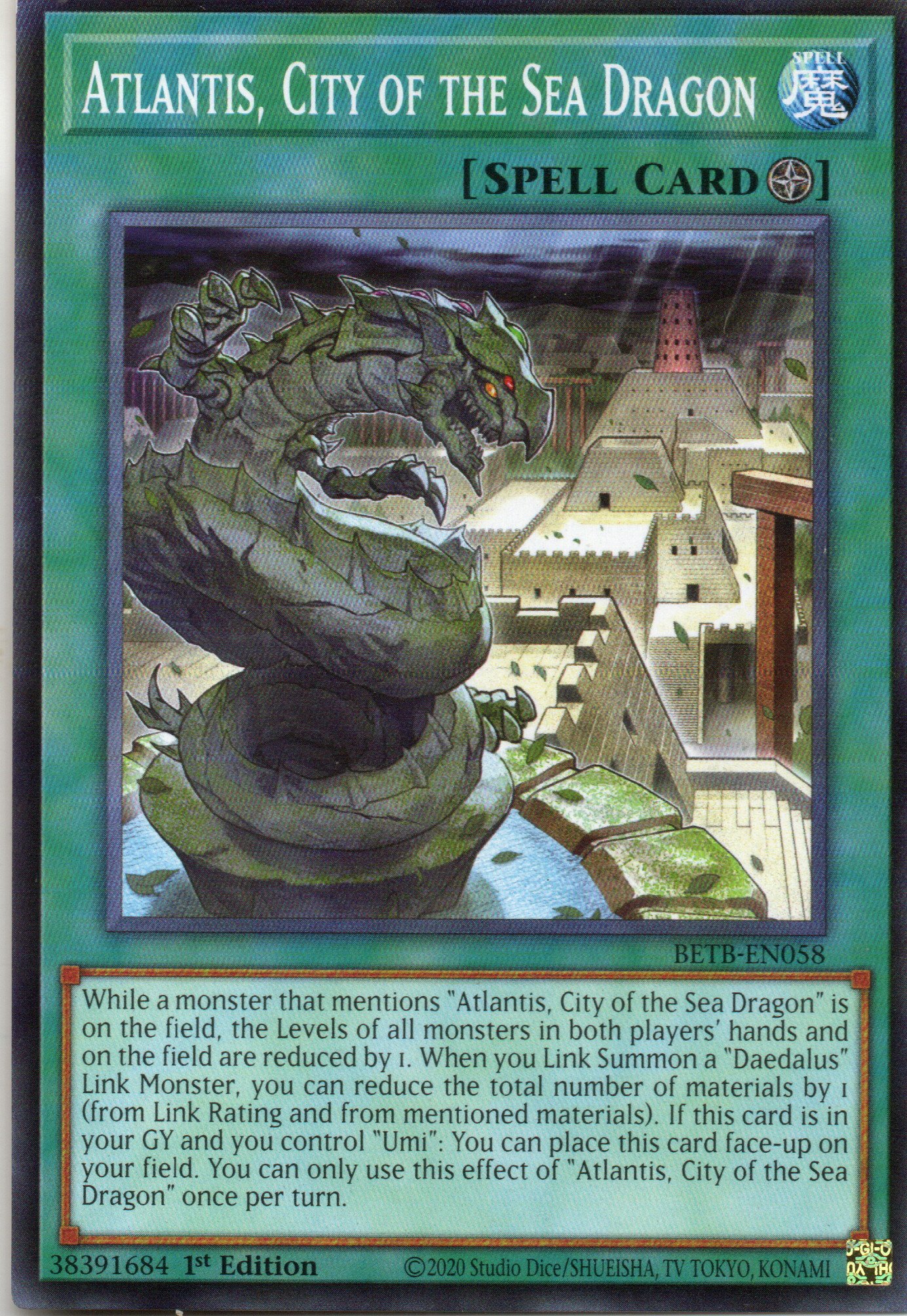 Atlantis, City of the Sea Dragon Common BETB-EN058