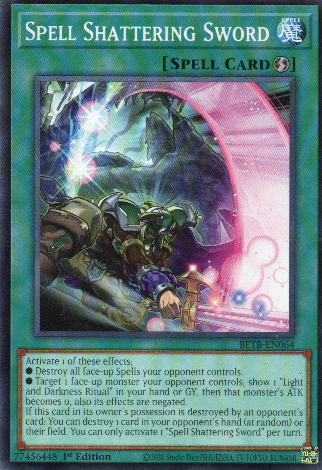 Spell Shattering Sword Common BETB-EN064