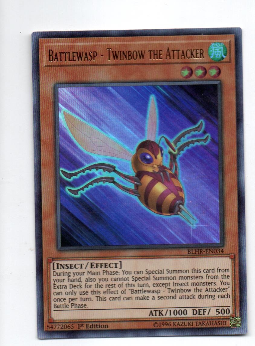 Battlewasp - Twinbow the Attacker Carta yugi BLHR-EN034