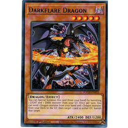 Darkflare Dragon carta yugi TOCH-EN032 Rare