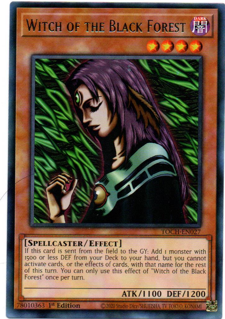 Witch of the Black Forest Carta Yugi TOCH-EN027