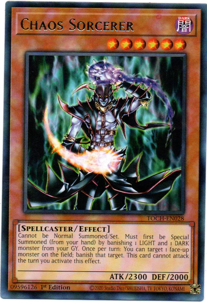 Chaos Sorcerer Carta Yugi TOCH-EN028