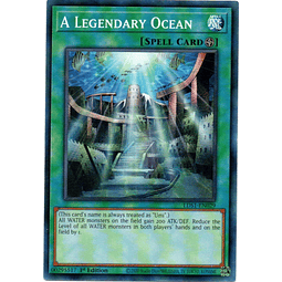 3x A Legendary Ocean Carta Yugioh LDS1-EN029