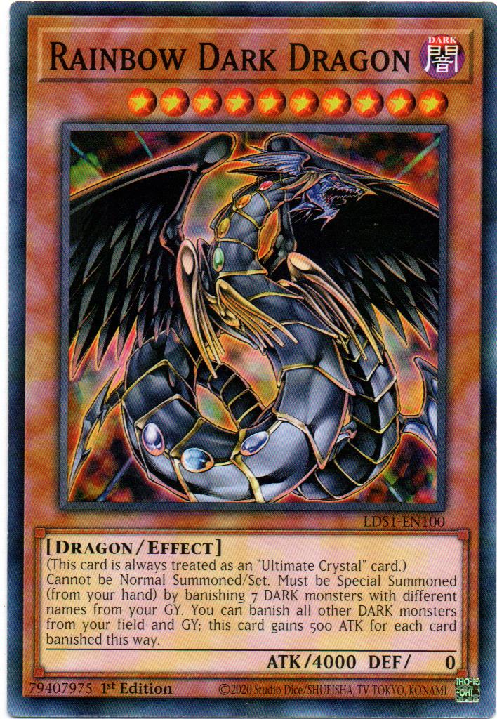 Rainbow Dark Dragon Carta Yugioh LDS1-EN100