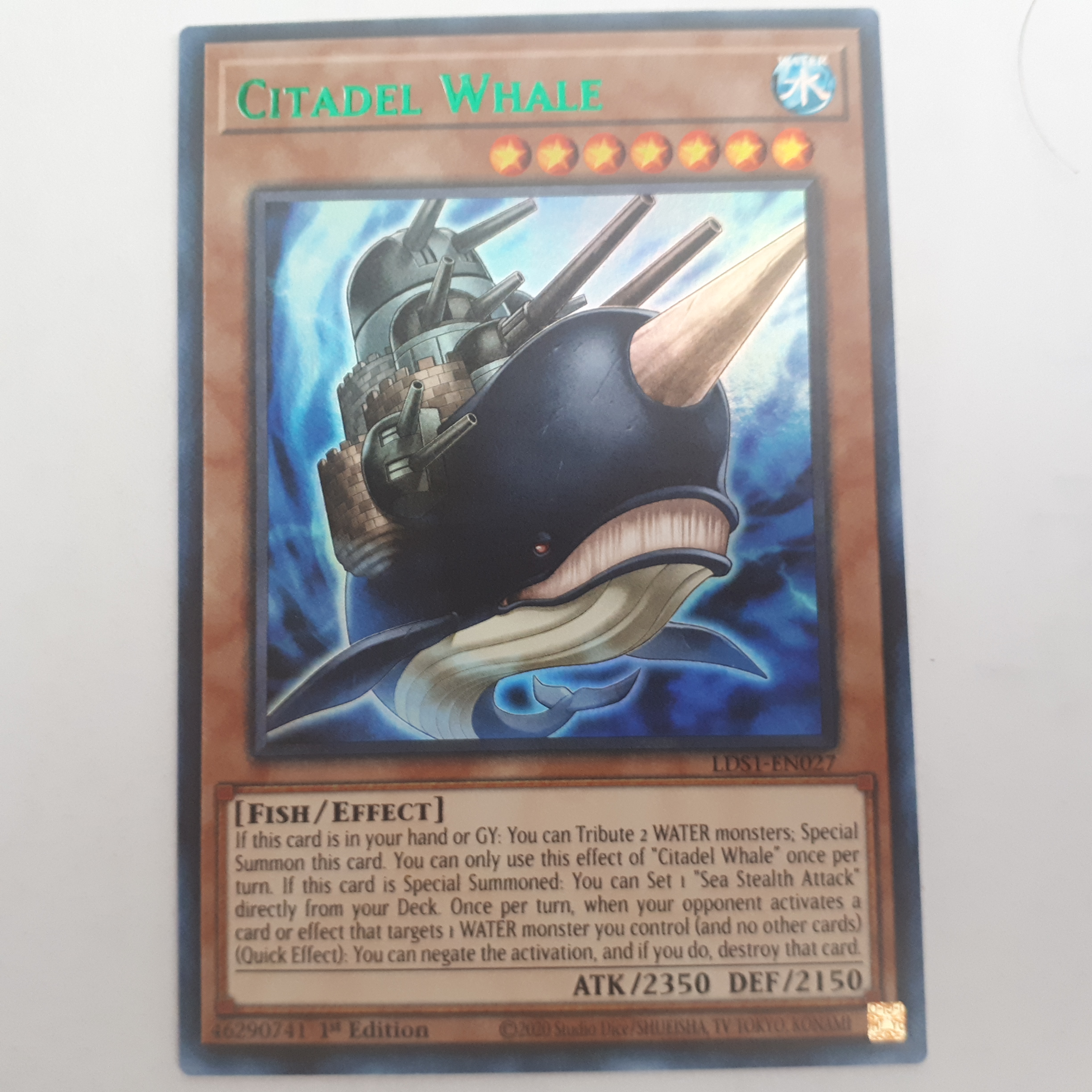Citadel Whale Carta Yugioh LDS1-EN027