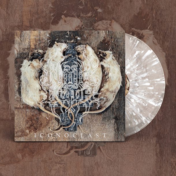 WHITE DEATH - Iconoclast - LP - Ultra Clear w&#x2F; Heavy White Splatter Vinyl