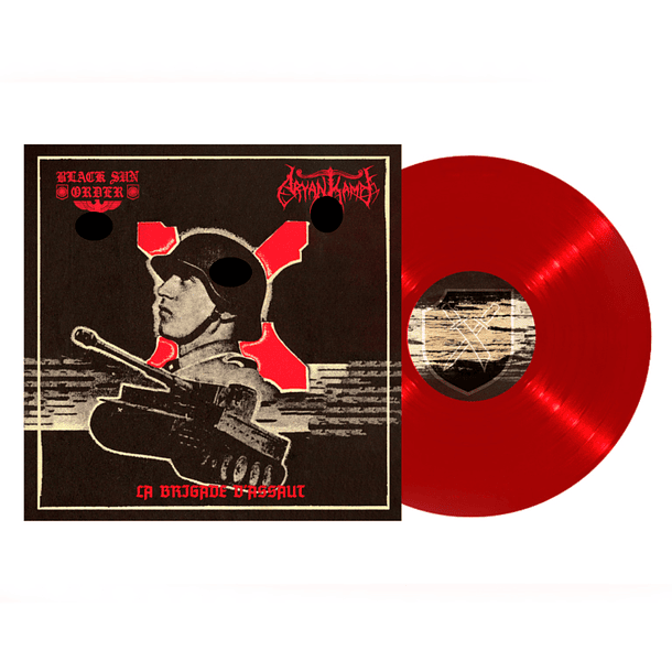 Aryan Kampf 88 (BEL) / Black Sun Order (FRA) - La Brigade … LP - red marble