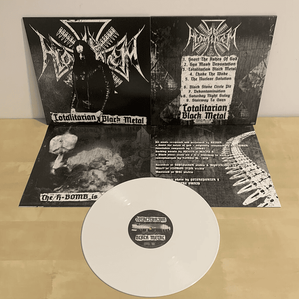 AD HOMINEM Totalitarian black metal - LP WHITE