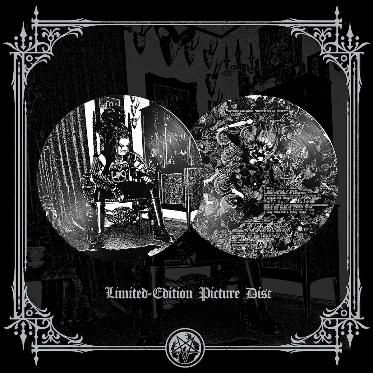 SATANIC WARMASTER - Exultation Of Cruelty - Picture Disc LP