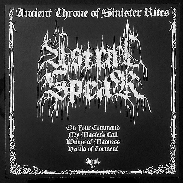 ASTRAL SPEAR - Ancient Throne Of Sinister Rites - LP 4