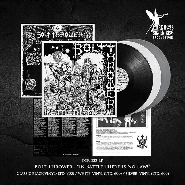 Bolt Thrower (UK) - In Battle There Is No Law! - LP !!! Pre-Order !!!