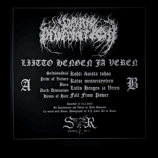DARK DIVINATION - Liitto hengen ja veren - LP 3