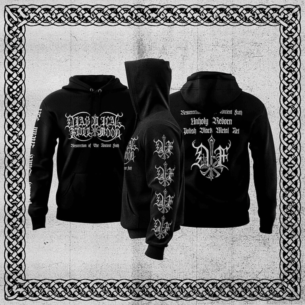 DIABOLICAL FULLMOON - R.T.A.F. - Hooded Sweatshirt !!! PRE-ORDER !!!