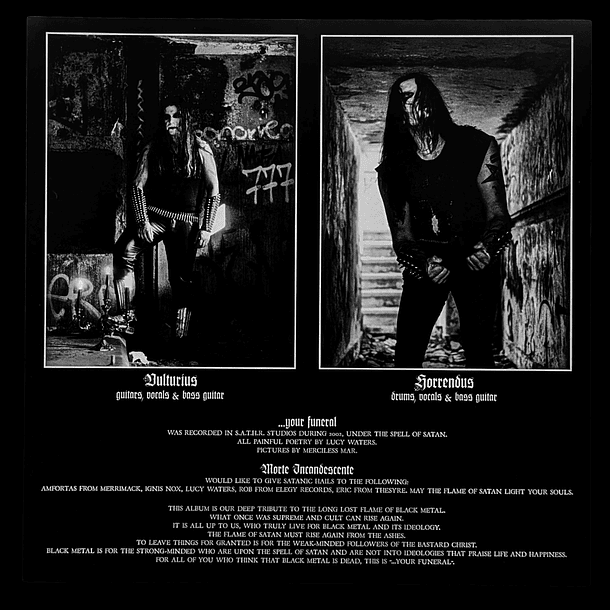 MORTE INCANDESCENTE - ... your funeral - LP 4