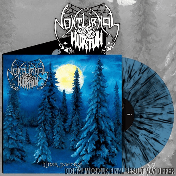 NOKTURNAL MORTUM - Lunar Poetry - Gatefold LP (Splatter)