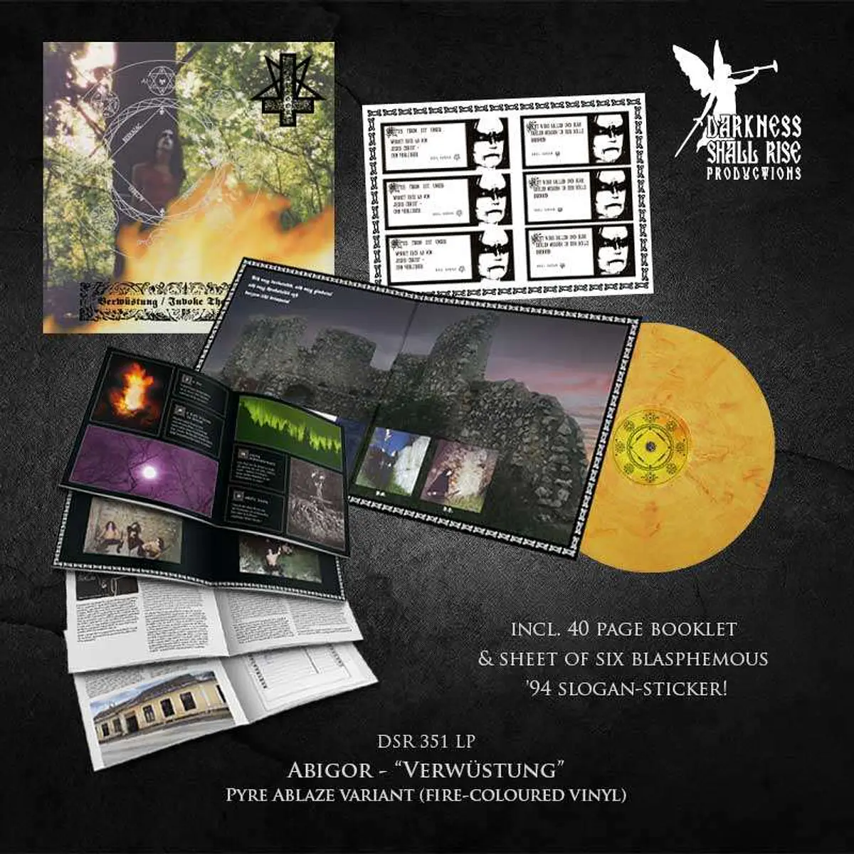 Abigor (AUT) – Verwüstung / Invoke The Dark Age – LP !!! Pre