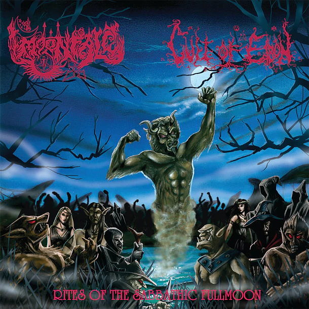 MOONFALL / CULT OF EIBON - Rites of the Sabbathic Fullmoon split album - CD