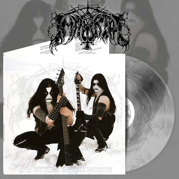 IMMORTAL - Battles in the north - LP (clear galaxy)
