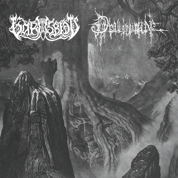 GARMSBLOD / DRAUGHEIMEN - split - CD
