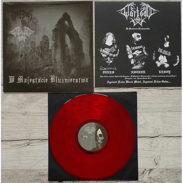 HEGEMOON / WARTÖDD - W Majestacie Bluźnierstwa - LP