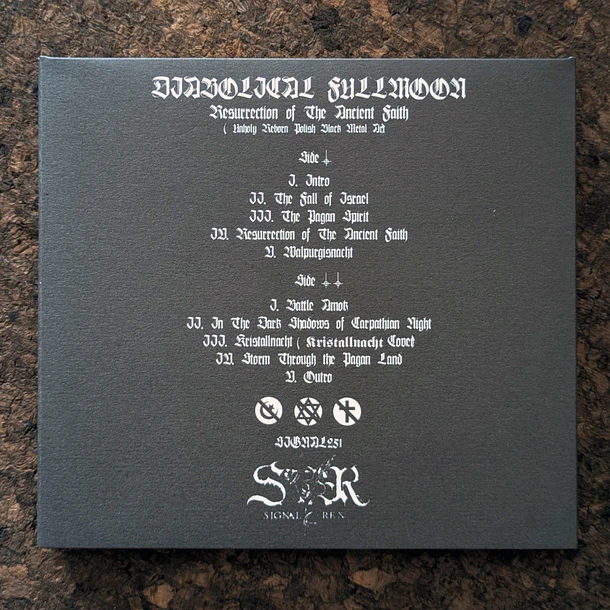 DIABOLICAL FULLMOON - Resurrection of The Ancient Faith - CD (GOLD DISC) 3