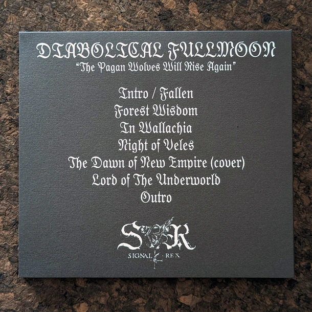 DIABOLICAL FULLMOON - The Pagan Wolves Will Rise Again - CD (GOLD DISC) 3