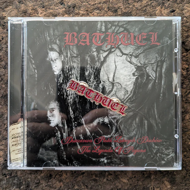 BATHUEL - Deszczowa Pieśń Leśnych Duchów/The Legends Of Pagans - CD + METAL PIN
