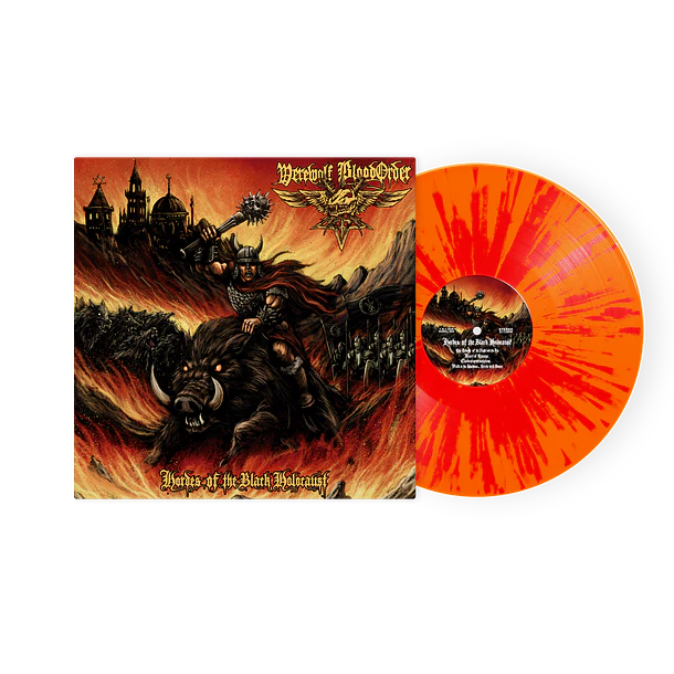 WEREWOLF BLOODORDER - Hordes of the Black Holocaust - Gtf LP !!! PRE-ORDER !!! - SPLATTER