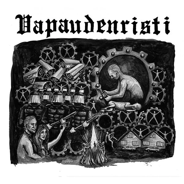 VAPAUDENRISTI - kultainen häkki - LP