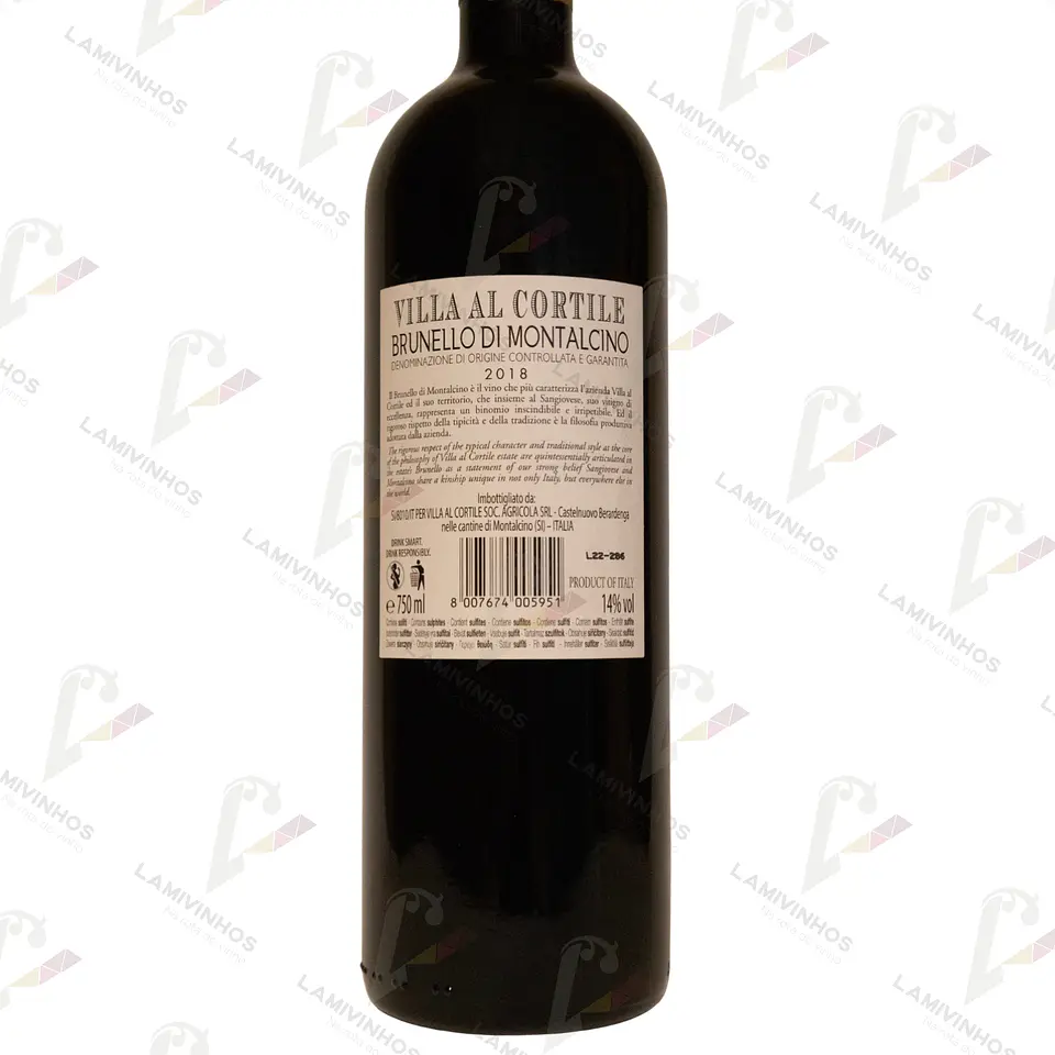 VILLA AL CORTILE BRUNELLO DI MONTALCINO — 2018 2