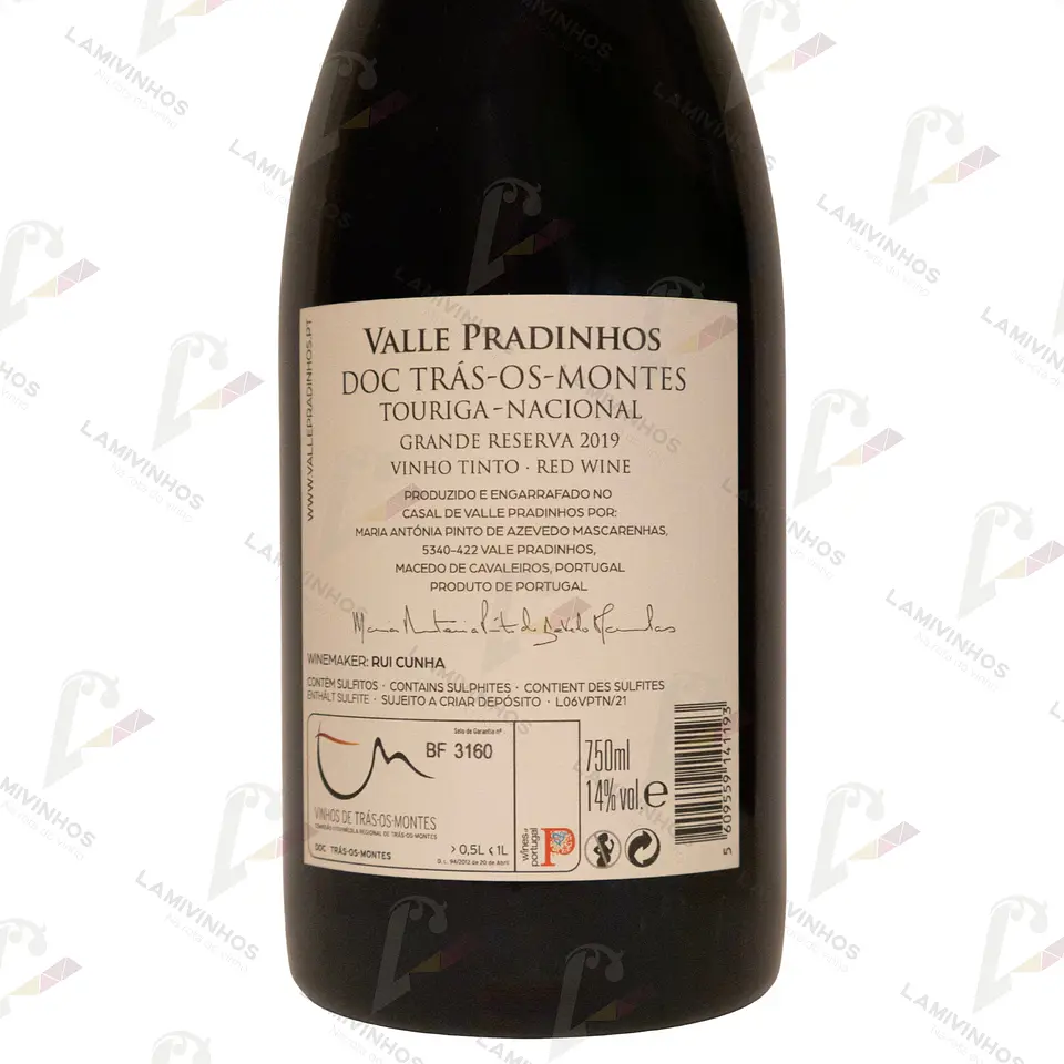 VALE PRADINHOS TOURIGA NACIONAL — 2019 2