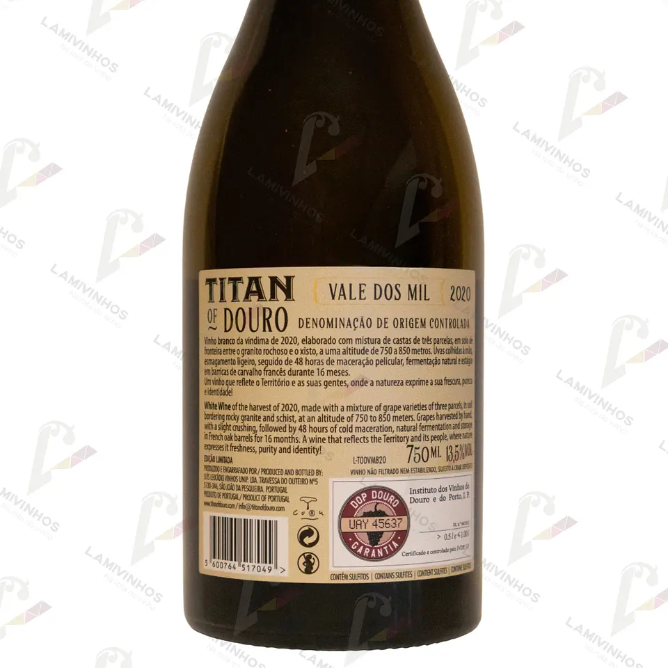 TITAN OF DOURO VALE DOS MIL BRANCO — 2020 2