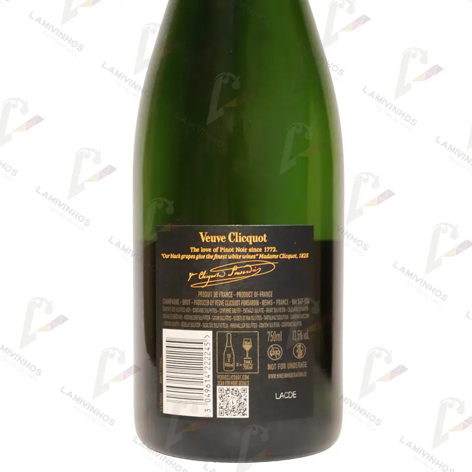 VEUVE CLICQUOT BRUT YELLOW LABLE 3
