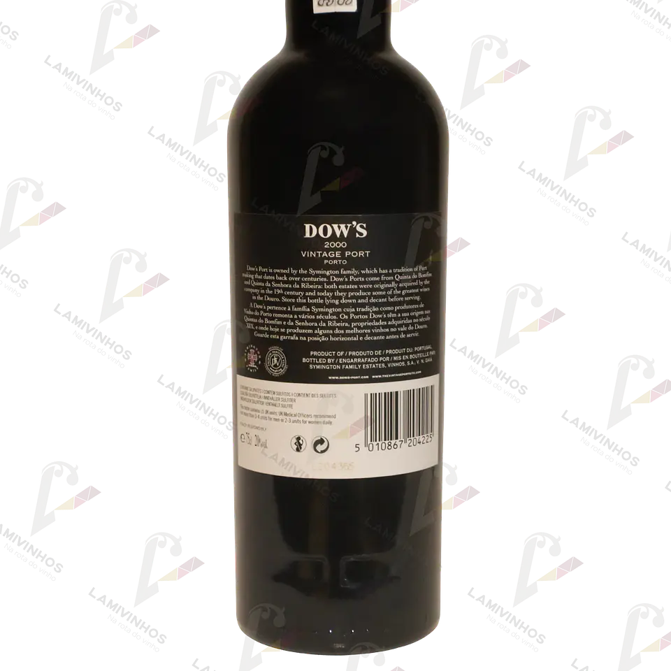 DOW`S PORTO VINTAGE 2000 2