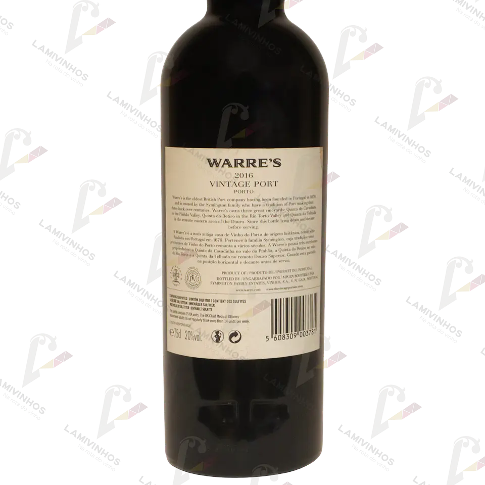WARRE`S PORTO VINTAGE 2016 2