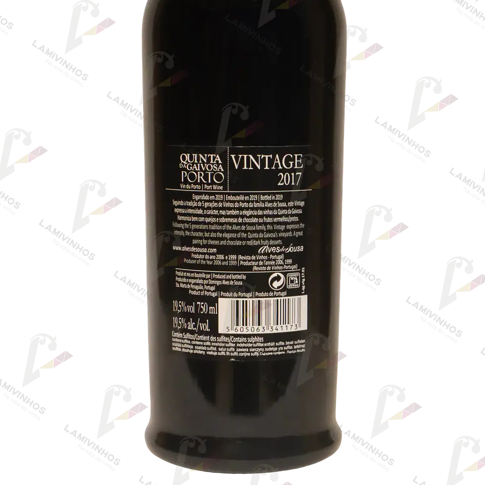 QUINTA DA GAIVOSA PORTO VINTAGE 2017 2