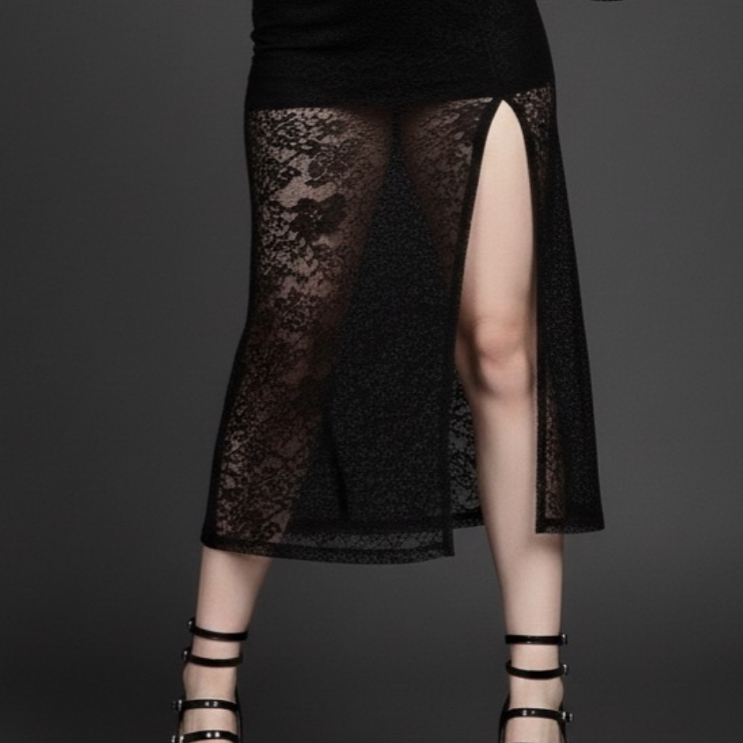 Maxi falda short  Cyrus Encaje  1