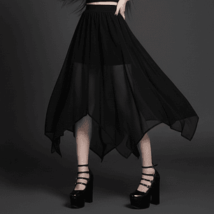 Maxi falda asimétrica Myssy 