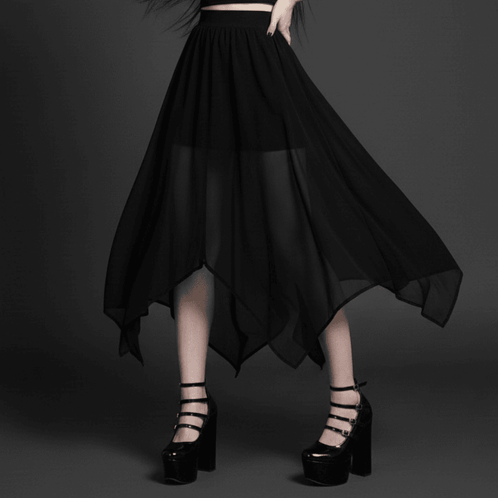 Maxi falda asimétrica Myssy  1