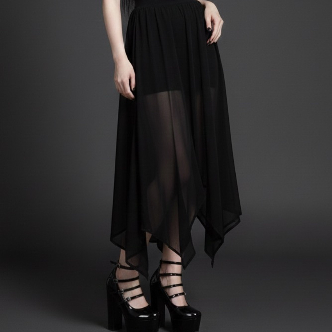 Maxi falda asimétrica Myssy  3