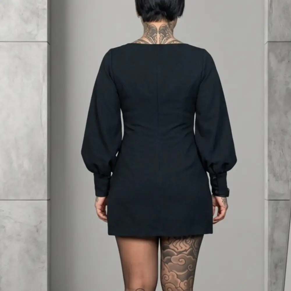 Dress Athory / Crepe acabado mate 