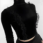 Crop Top Anastasya Terciopelo