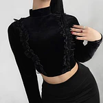 Crop Top Anastasya Terciopelo