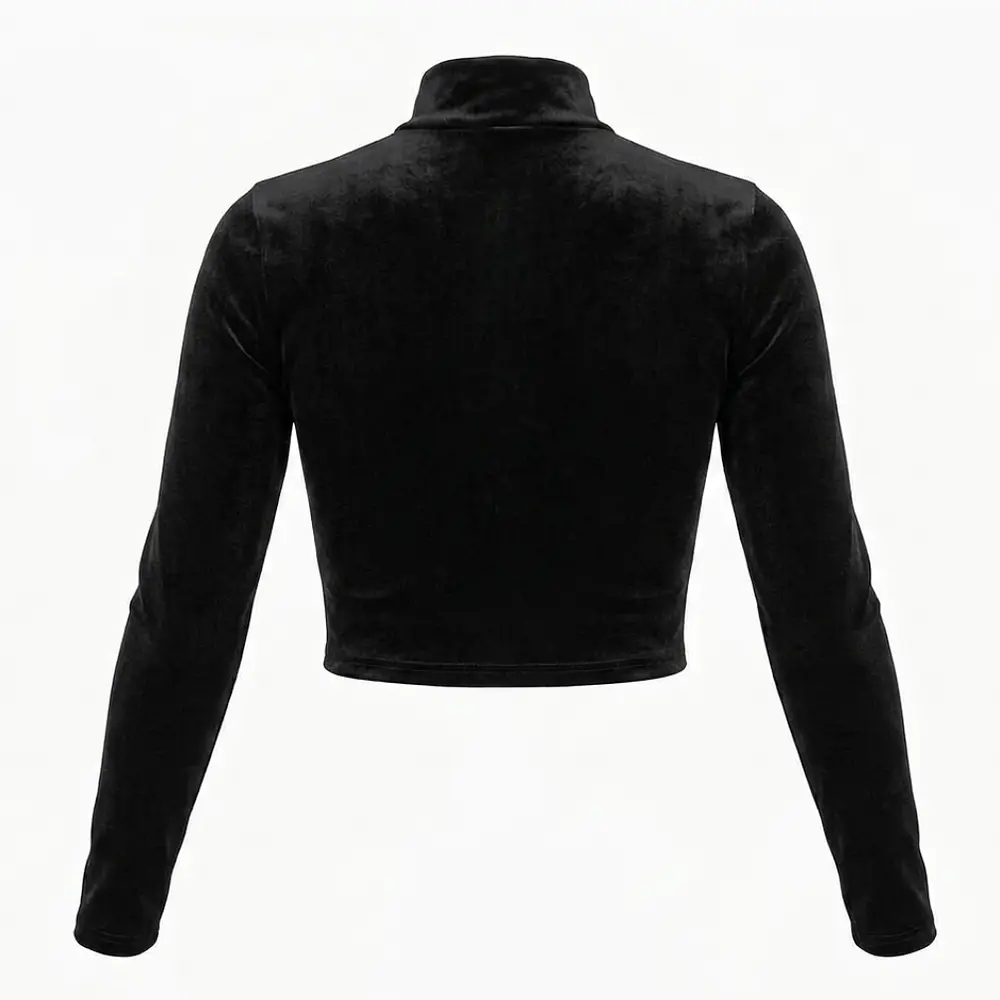 Crop Top Anastasya Terciopelo