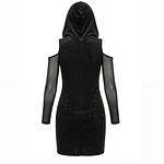 Mini Dress Onyx con capucha 