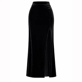 MAXI FALDA NOX/ Black Velvet 