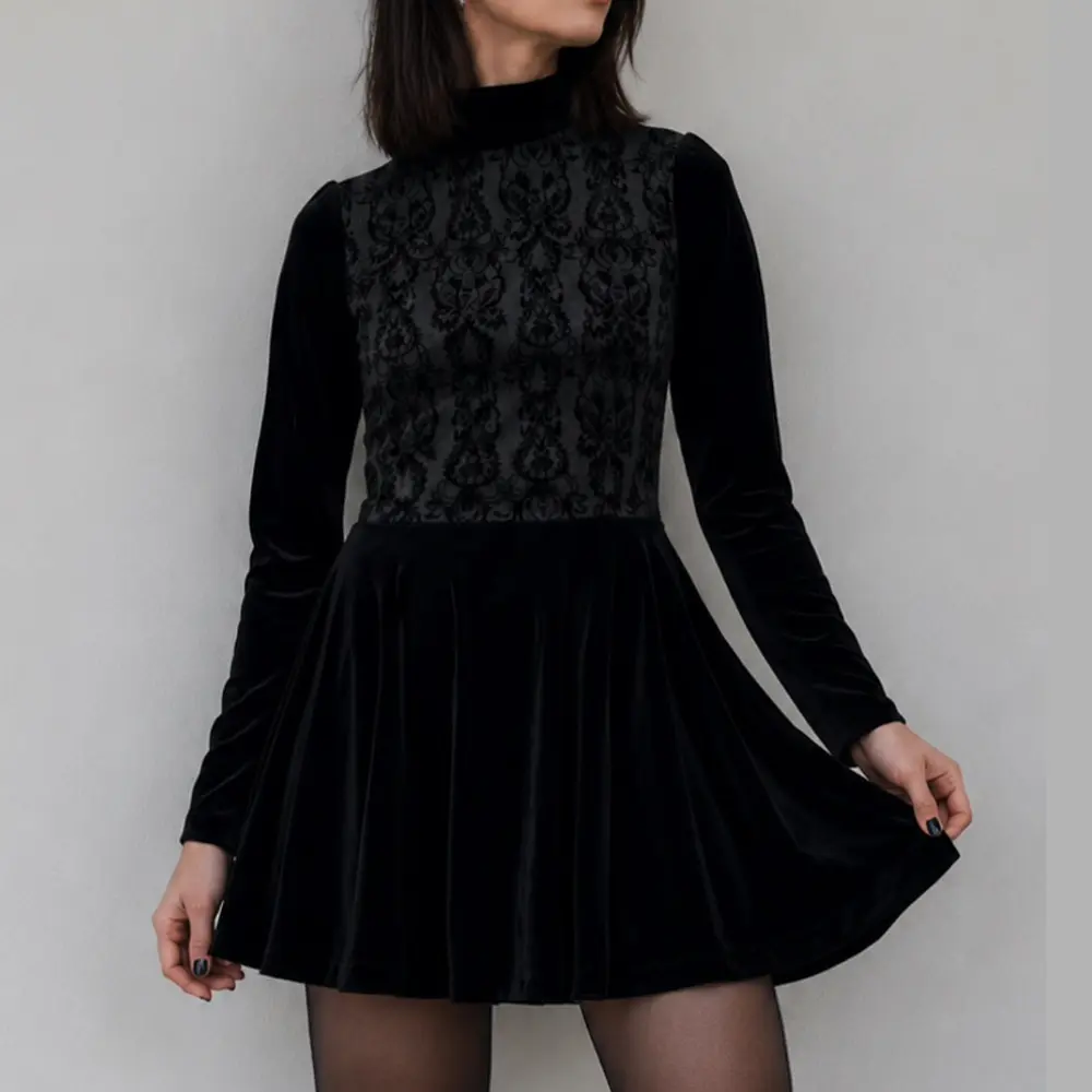 MINI VESTIDO ANUBYS / Velvet & Barroco aterciopelado 